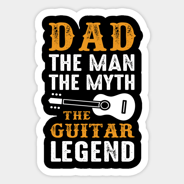 Dad the Man The Myth Sticker by Subway